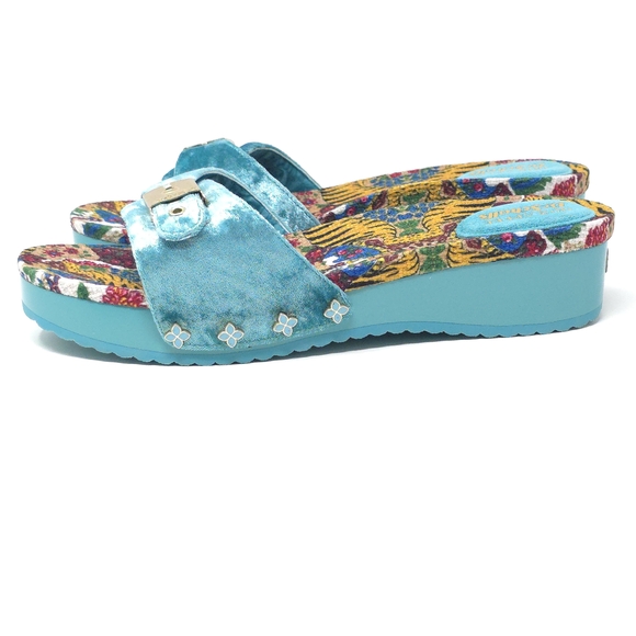 Dr. Scholl's Original Too Wooden Footbed Sandals Tiger Print Size 8M - Picture 5 of 13